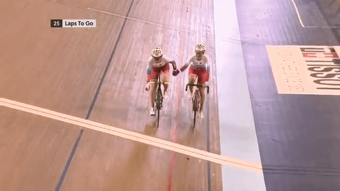UCI cycling madison track cycling GIF
