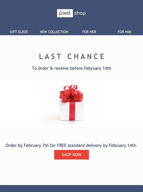Valentines last chance email, publicate, Marketing Strategies for Valentine's Day