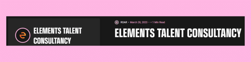 learn how to write a case study, ROAR Digital Marketing case study with elements talent consultancy