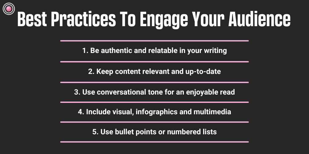 Best Practices To Engage Your Audience