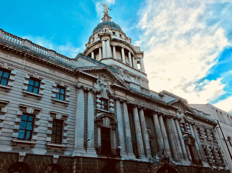 Historic law court building.